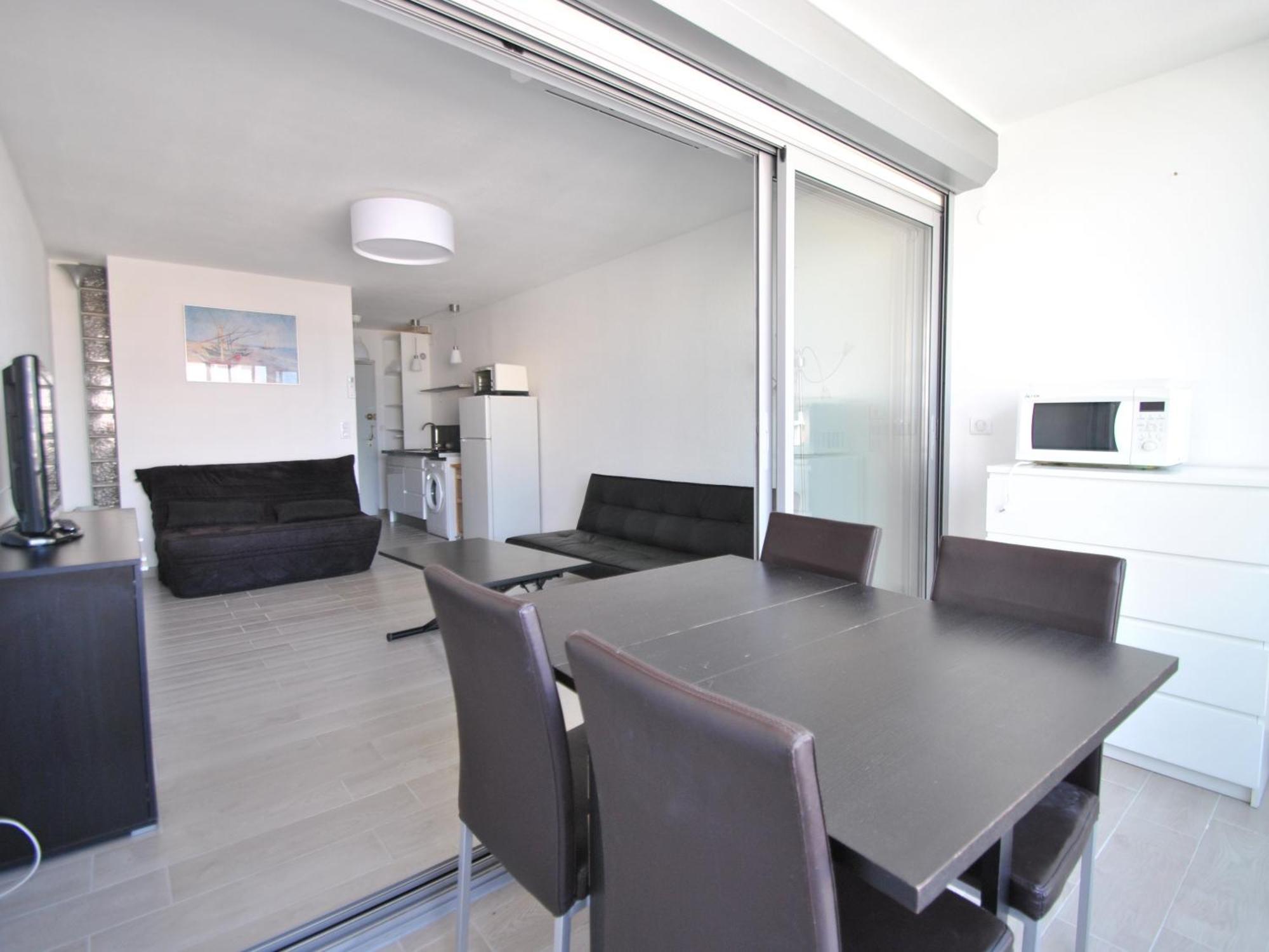 Studio 2-3 Pers Parking Clim Vue Port Et Mer La Grande-Motte Rom bilde
